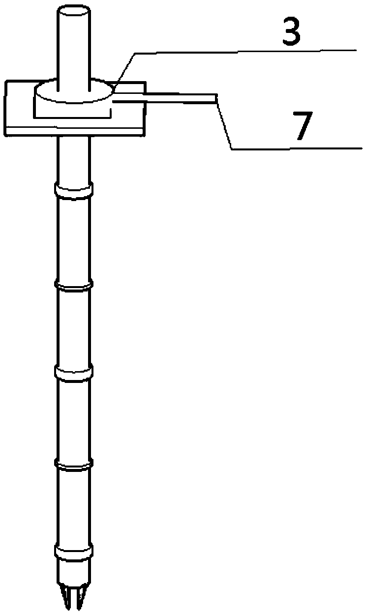 Device for rotary drilling and coring to measure thickness of sediment of pile foundation and construction method