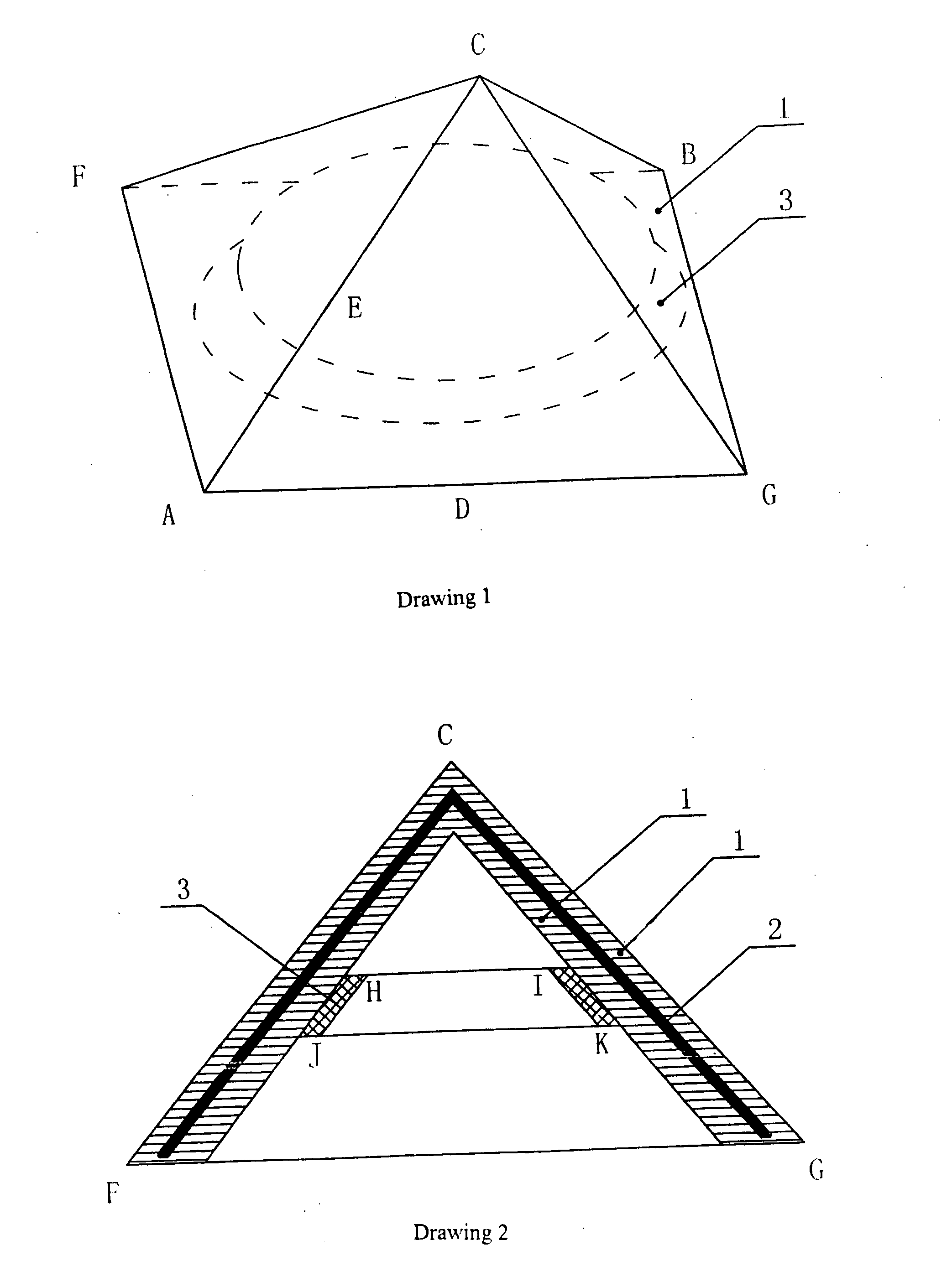 Pyramid cap with intensity magnetic field