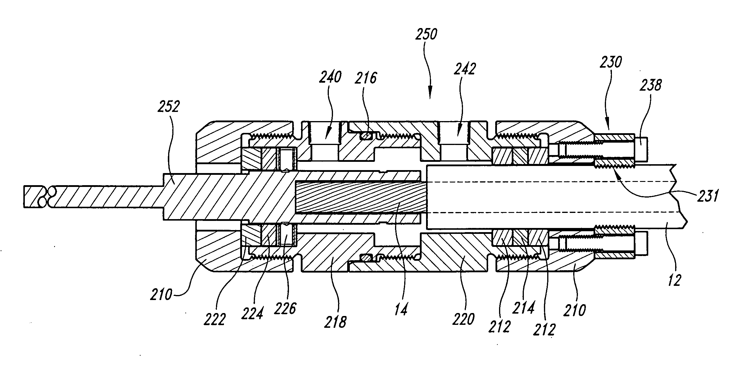 Method for treating electrical cable at sustained elevated pressure