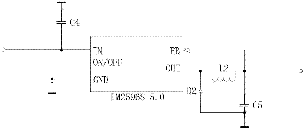 Power supply system of remote sensing platform of unmanned plane