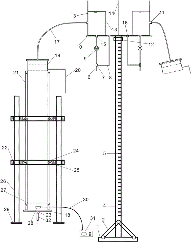 Effective porosity tester for undisturbed soil