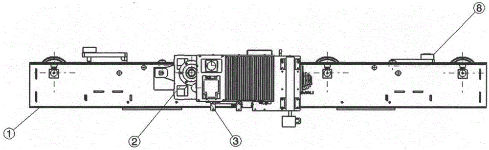 Short closed-loop control high-speed roller bed conveying mechanism