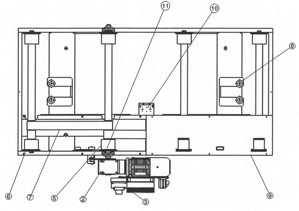 Short closed-loop control high-speed roller bed conveying mechanism