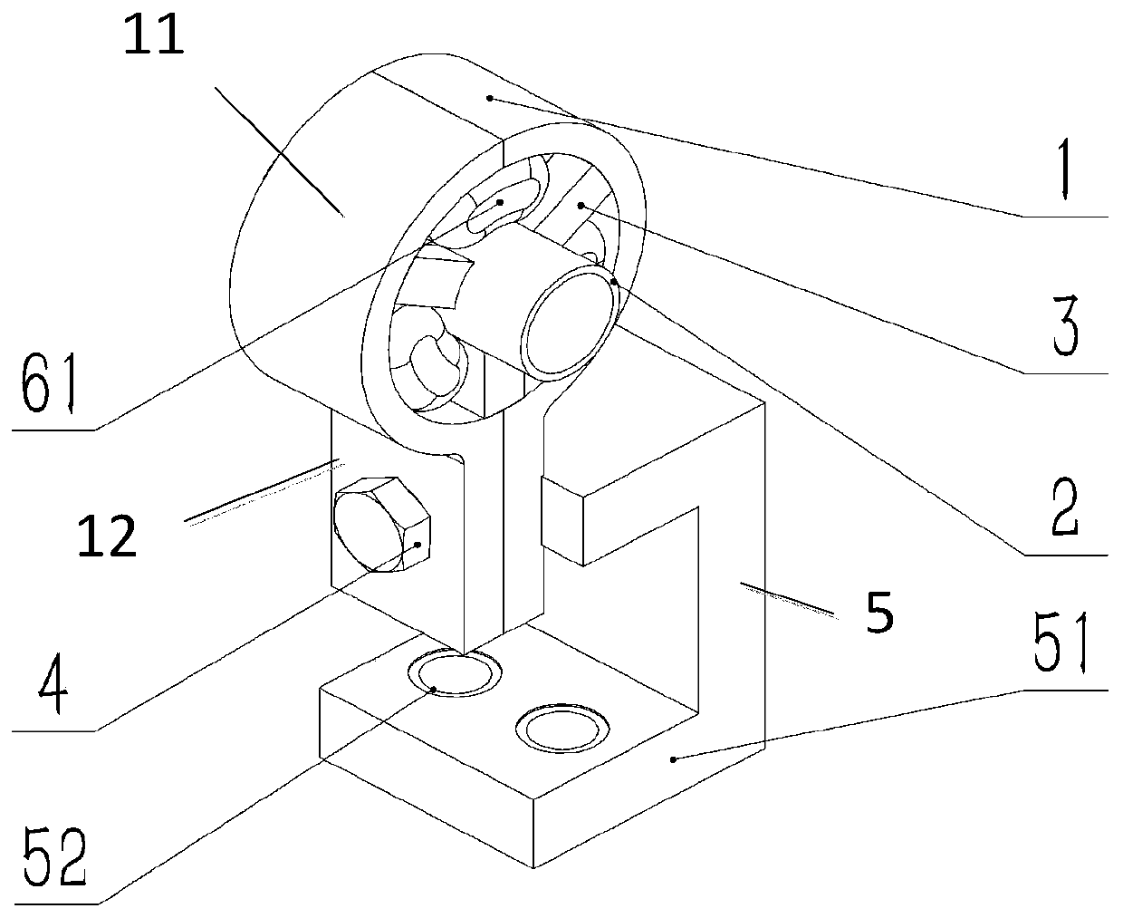 Connecting structure and connecting method of pipeline and damping assembly and control system