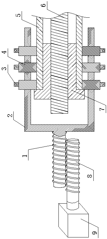 Decompression device and decompression method used for tube drawing