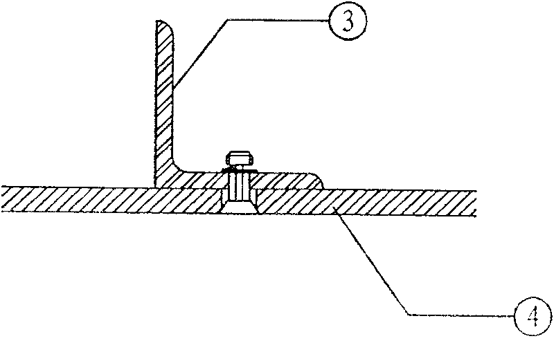 Light unit-built type thermal insulation roof board and technological process thereof