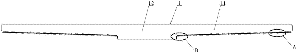 S-shaped shoulder variable tooth width wedge-shaped coupling structure and oil well pipe structure