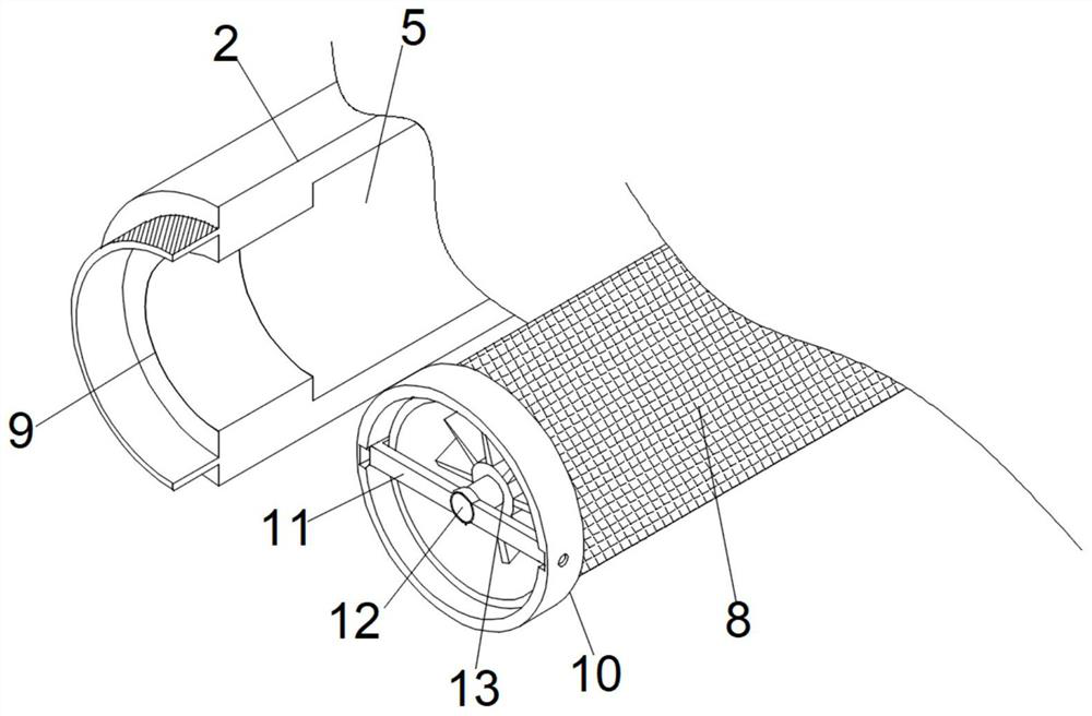 Small integrated sewage treatment device for expressway operation station area