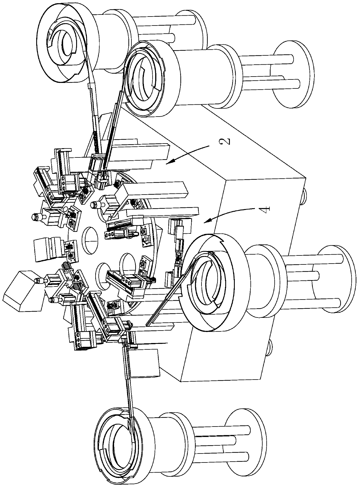 Balanced audio socket automatic assembly machine