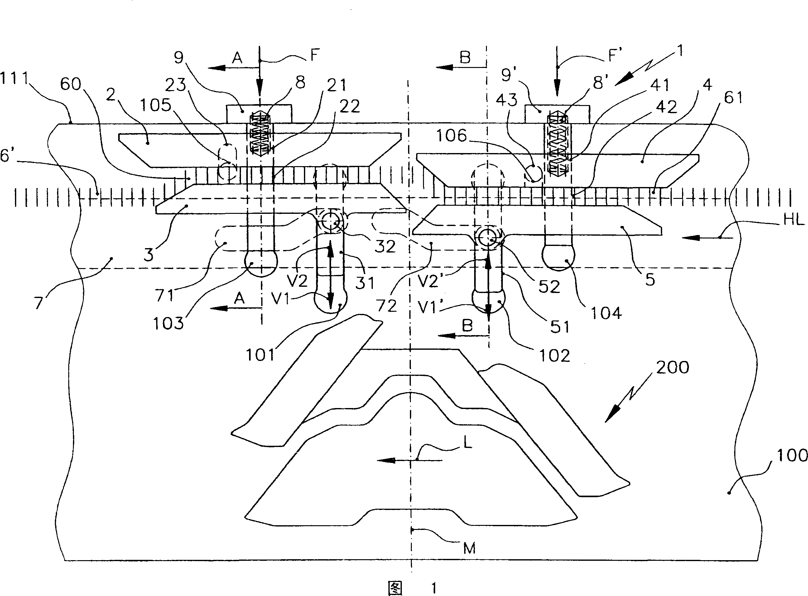 Flat knitting machine