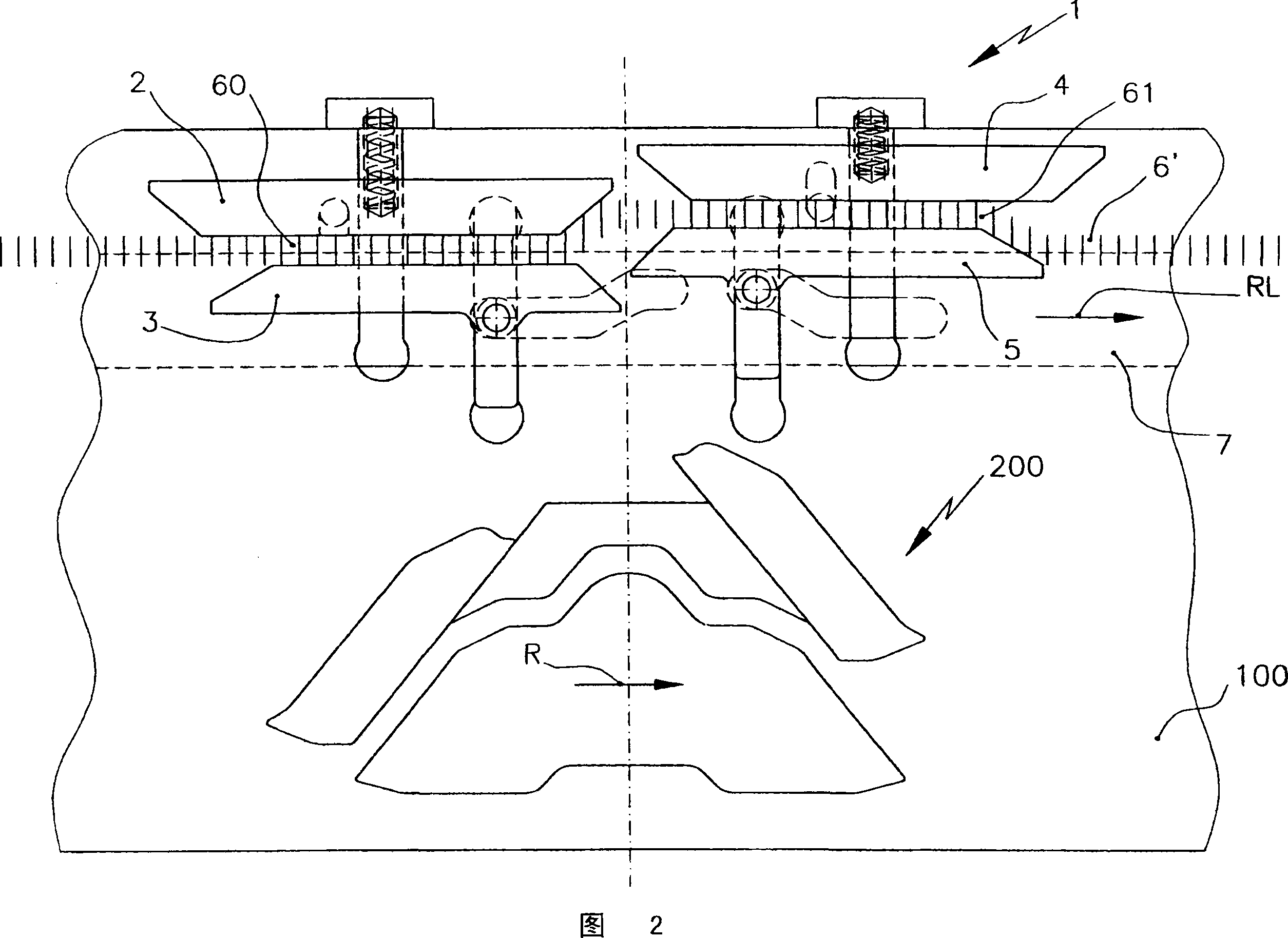 Flat knitting machine