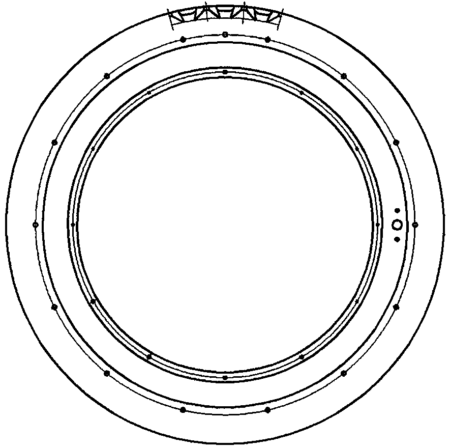 A sealing assembly process method for an eddy current brake stator assembly