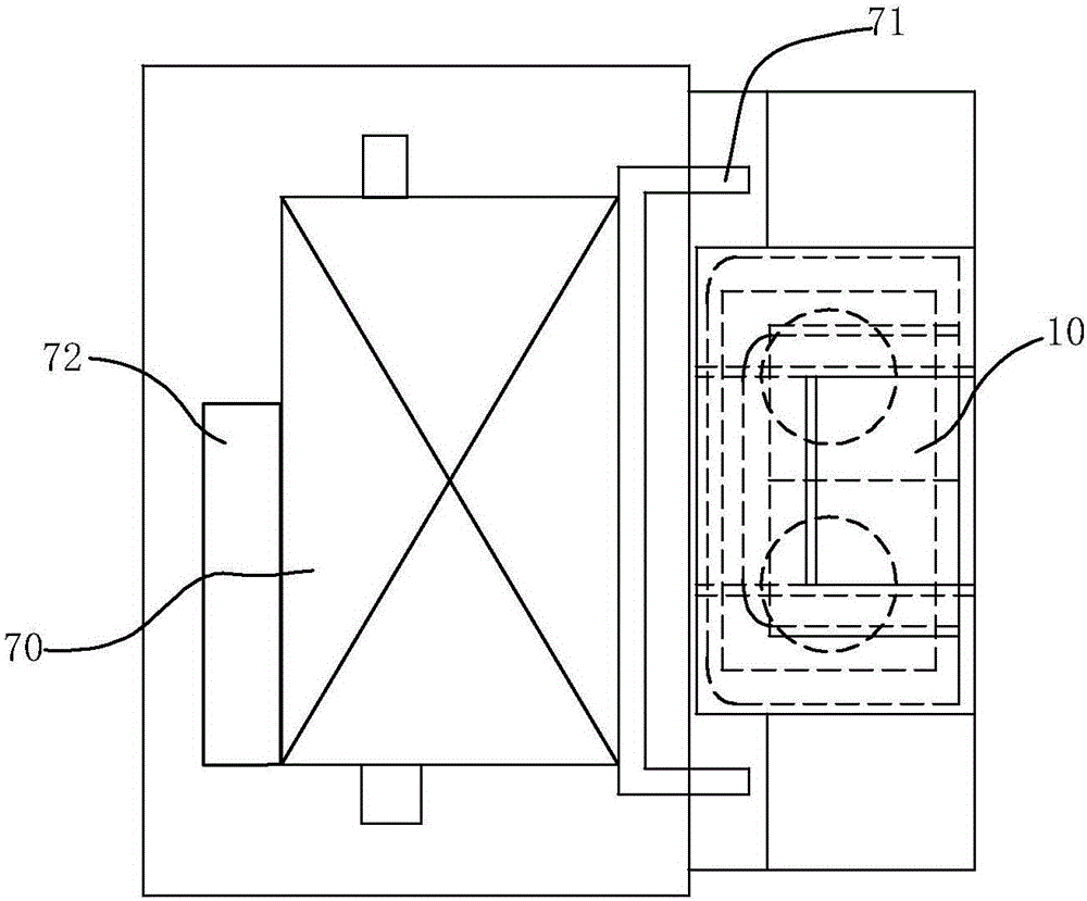 Air curtain system for preventing oil-smoke from escaping