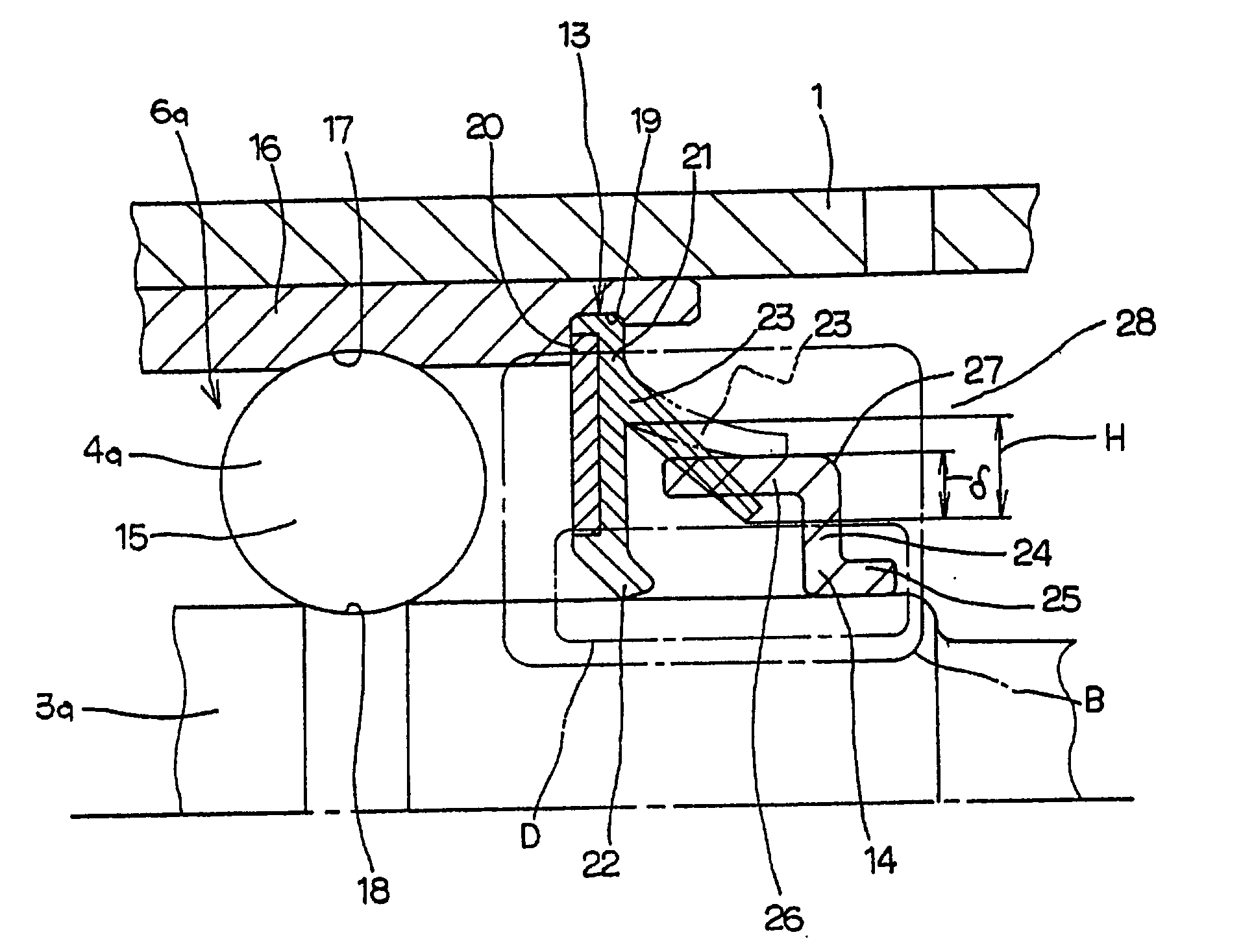 Seal apparatus for a water pump, rotation-support apparatus for a water pump, and a water pump