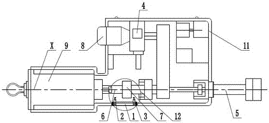 Suspended centrifugal pouring machine unloading device and unloading method