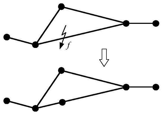 Traveling wave network positioning method based on dynamic virtual fault