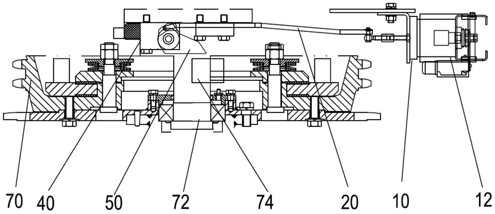 Auxiliary braking device for escalator