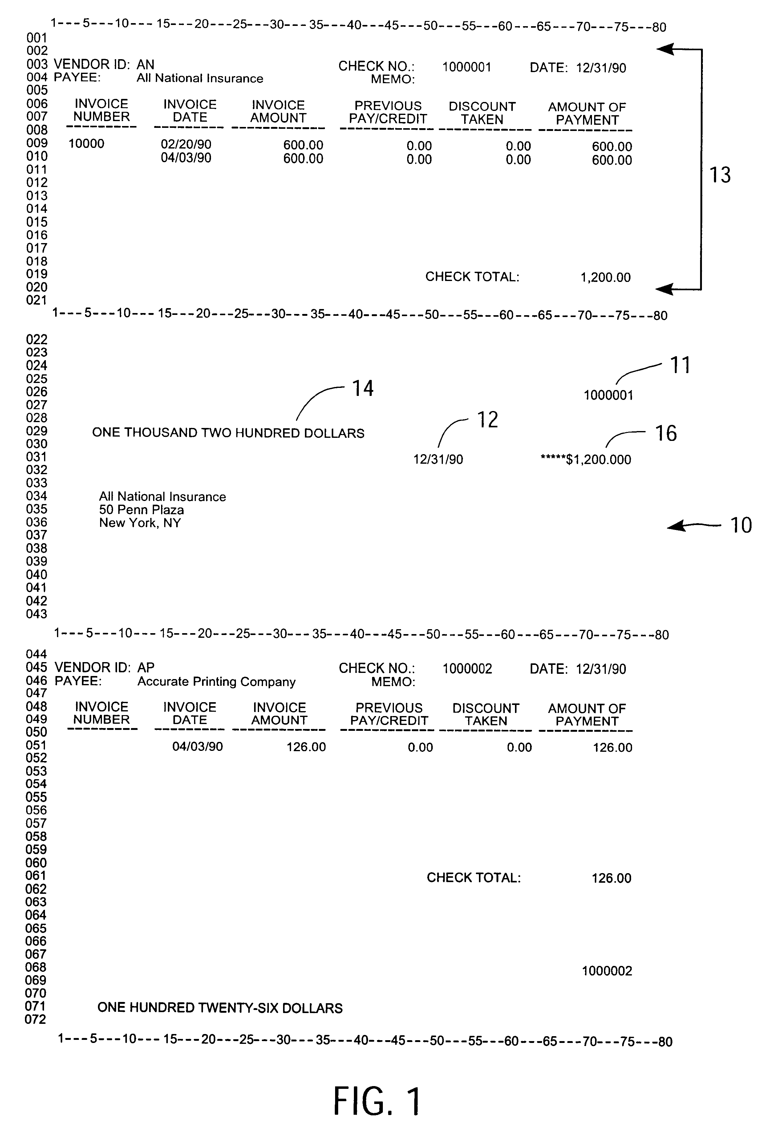 Method of printing complete MICR checks on blank sheets from host program data using laser printers