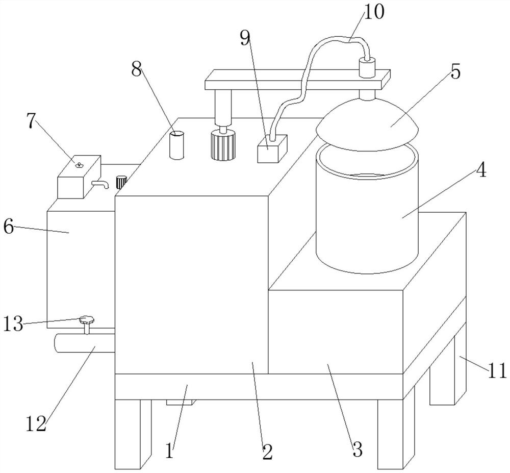 Waste heat utilization device for hot-dip galvanized strip steel production