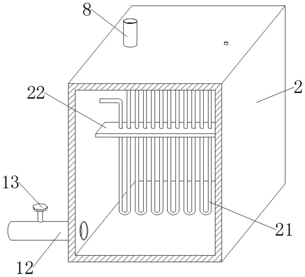 Waste heat utilization device for hot-dip galvanized strip steel production