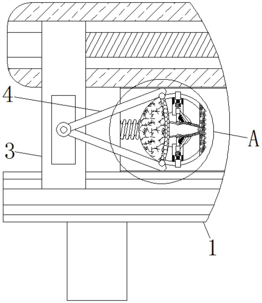 Mobile phone screen detection device based on gas transmission principle