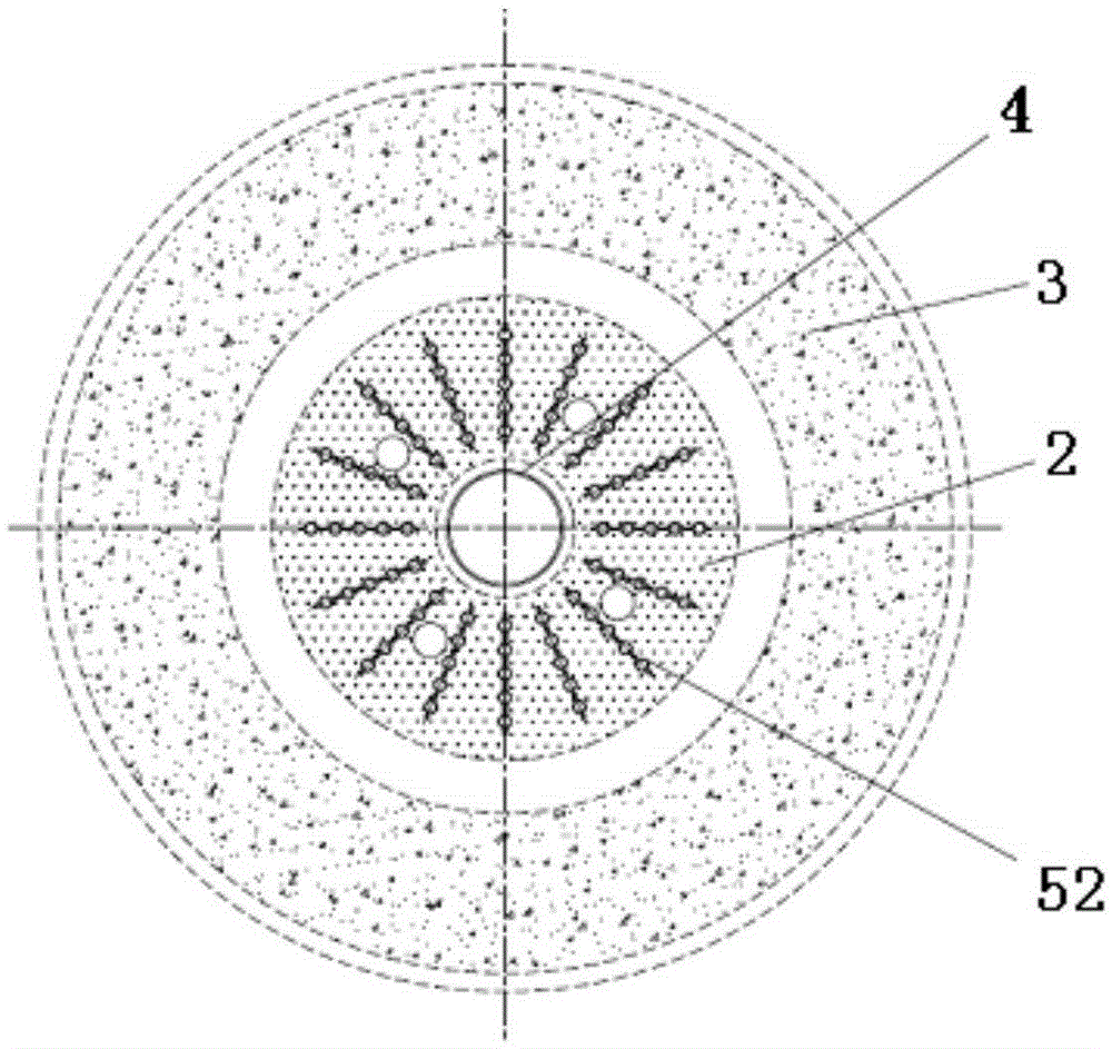 Combined type fixed bed reactor and device formed thereby