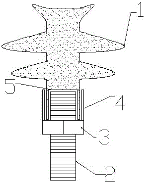 Anti-cracking pintype insulator