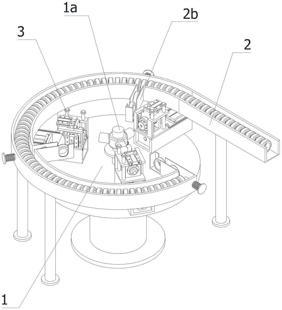 Automatic tripod pin machining device based on intelligent manufacturing