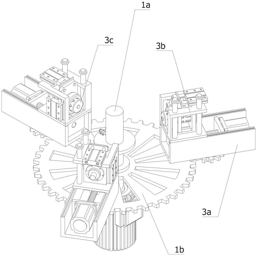 Automatic tripod pin machining device based on intelligent manufacturing