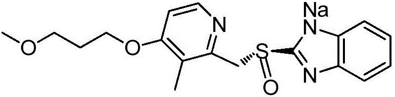 Purifying method for rabeprazole sodium