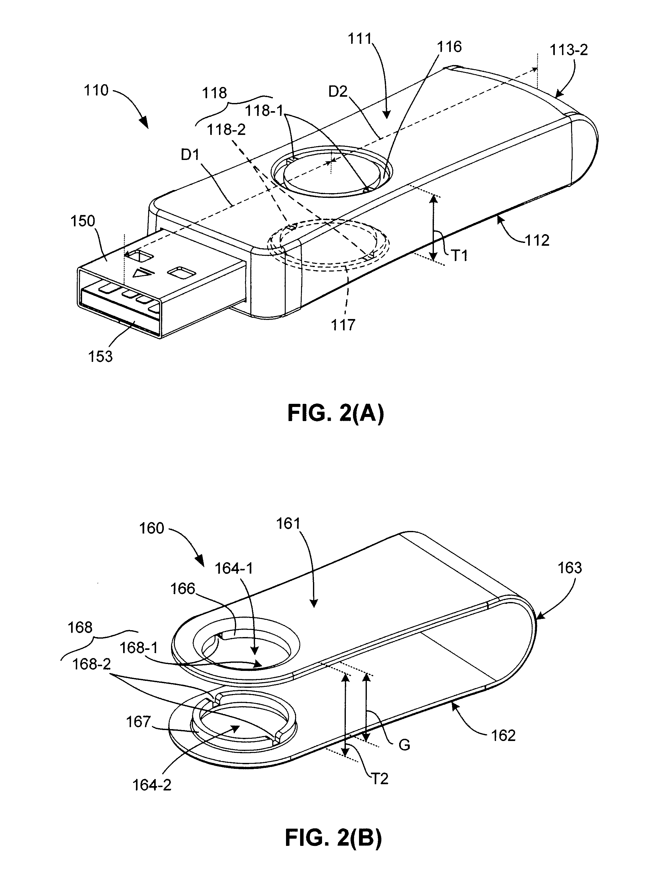 Flash Drive With Swivel Cover