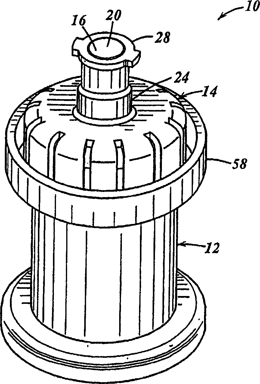 Container with valve assembly for filling and dispensing substances, and apparatus and method for filling