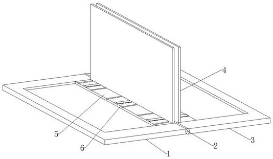 Glass placement rack for construction engineering