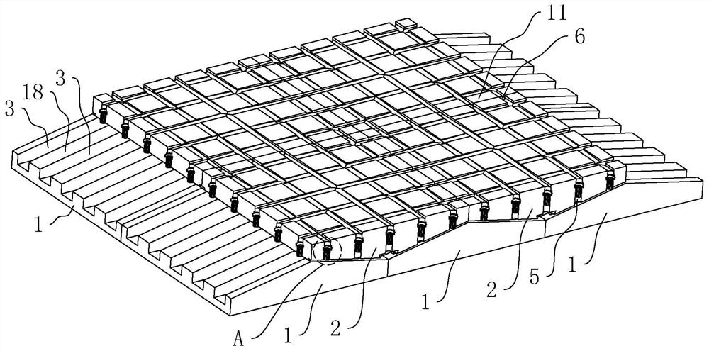 An energy-saving and environment-friendly urban pavement permeable device