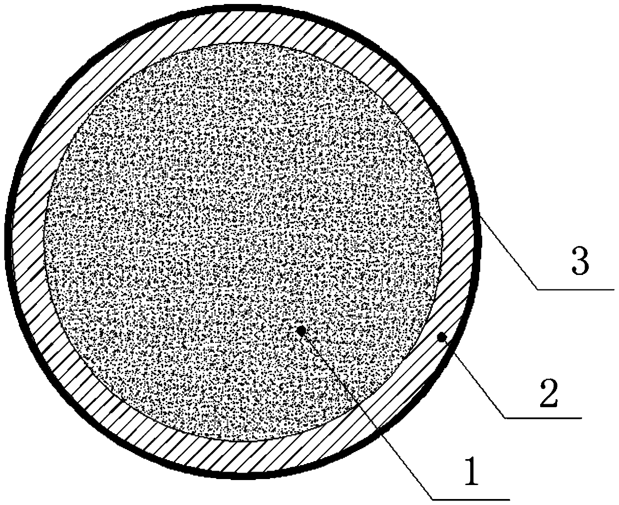 Electrode wire containing carton on surface layer for low-speed wire-cutting electrical discharge machining and preparation method thereof