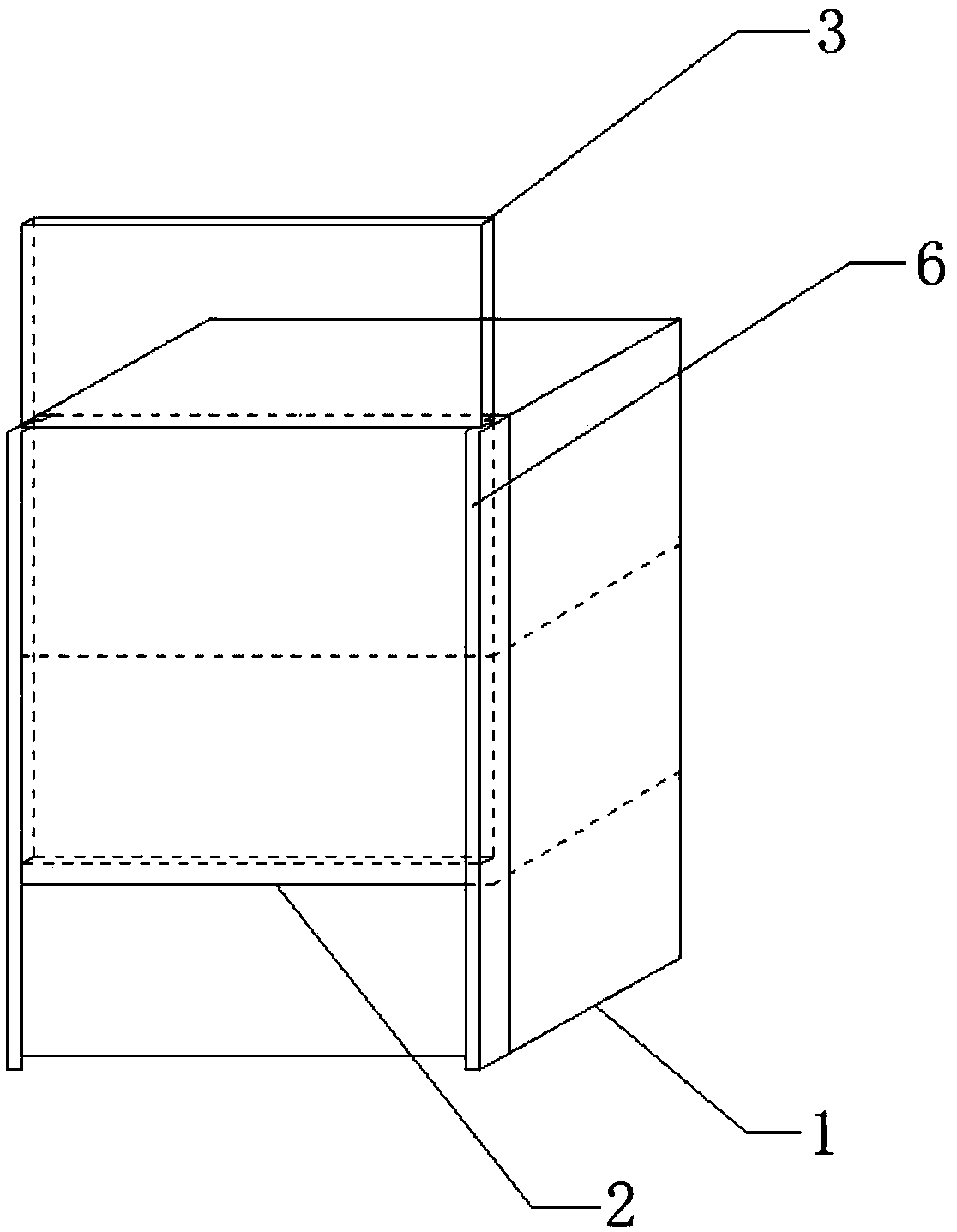 A drawer-type hard disk storage device