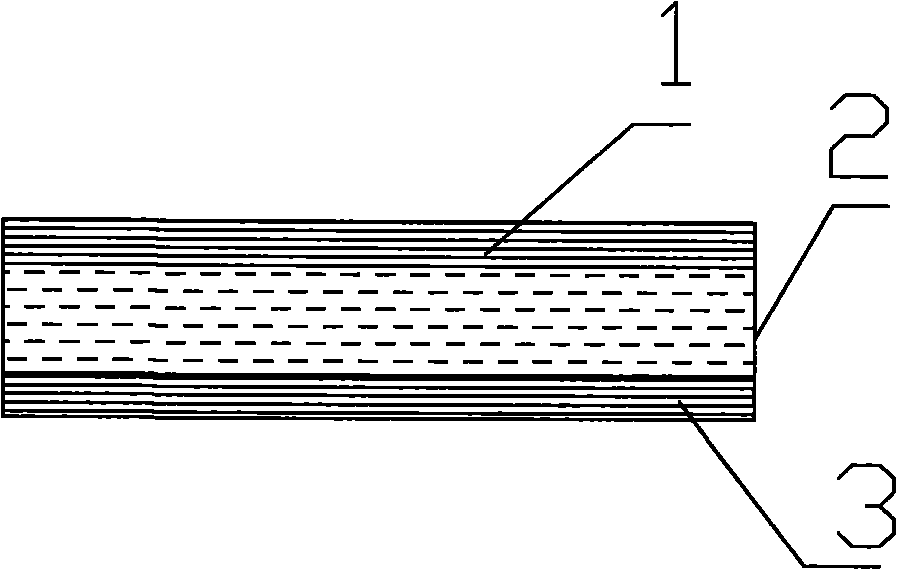 High-strength combination reinforced thermoplastic composite material board