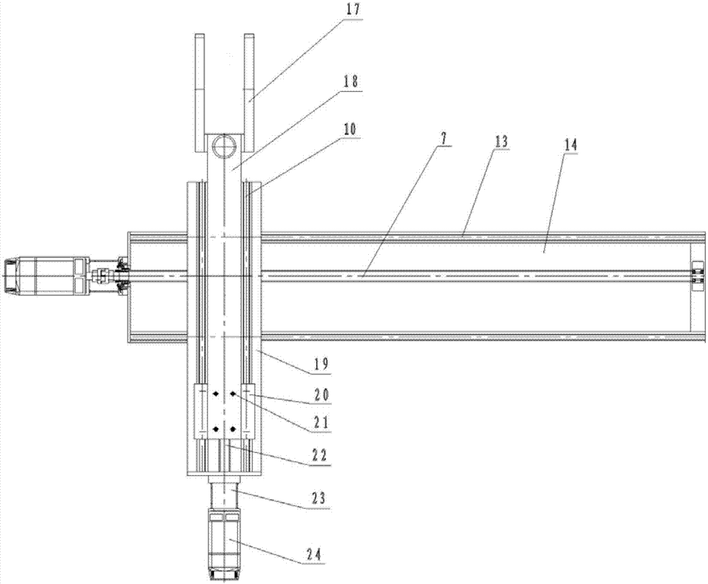 Heat treated part basket handling robot