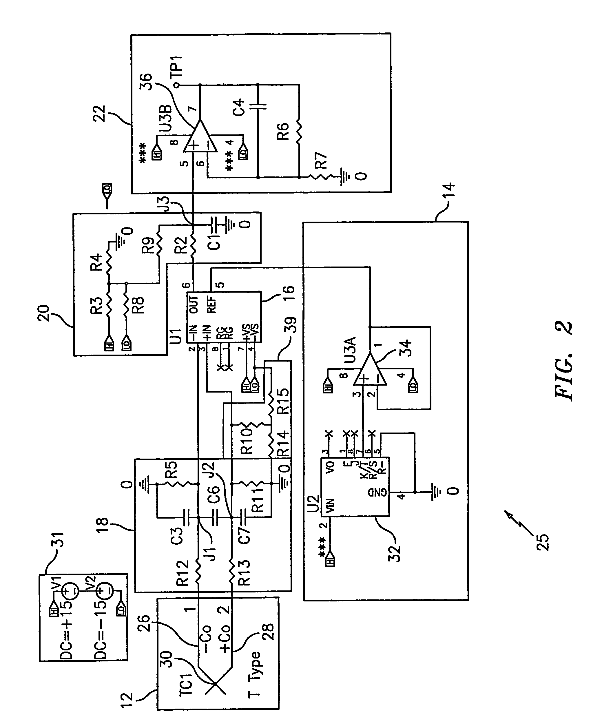 Thermocouple measurement circuit