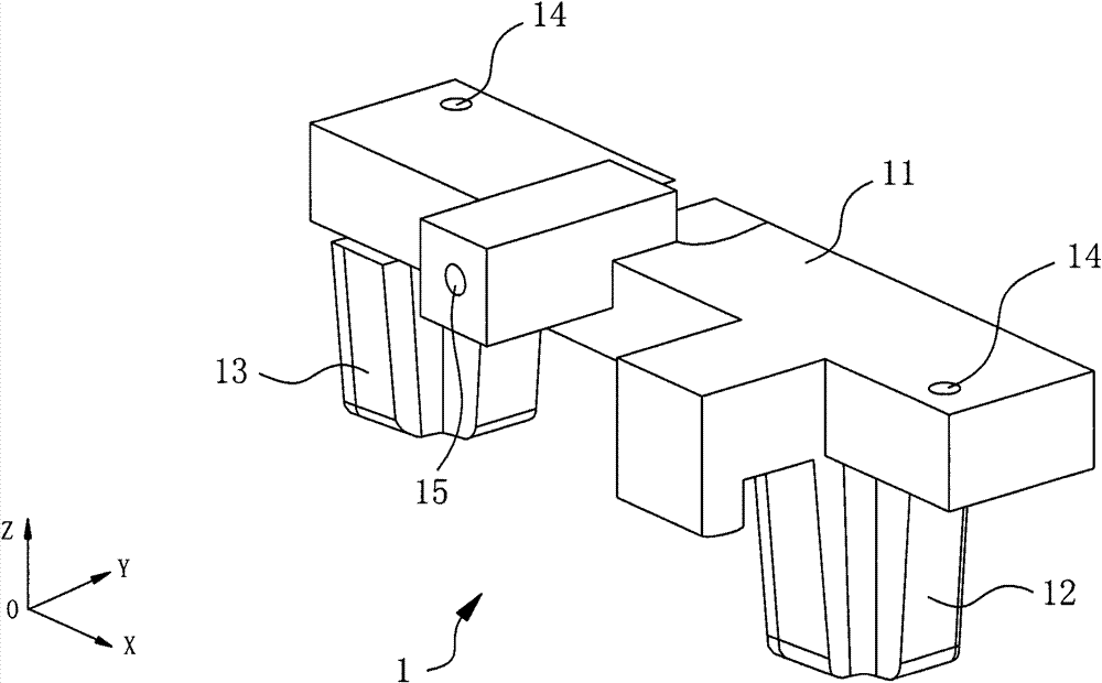 Device for automobile H point auxiliary measurement and method for marking design position of automobile H point