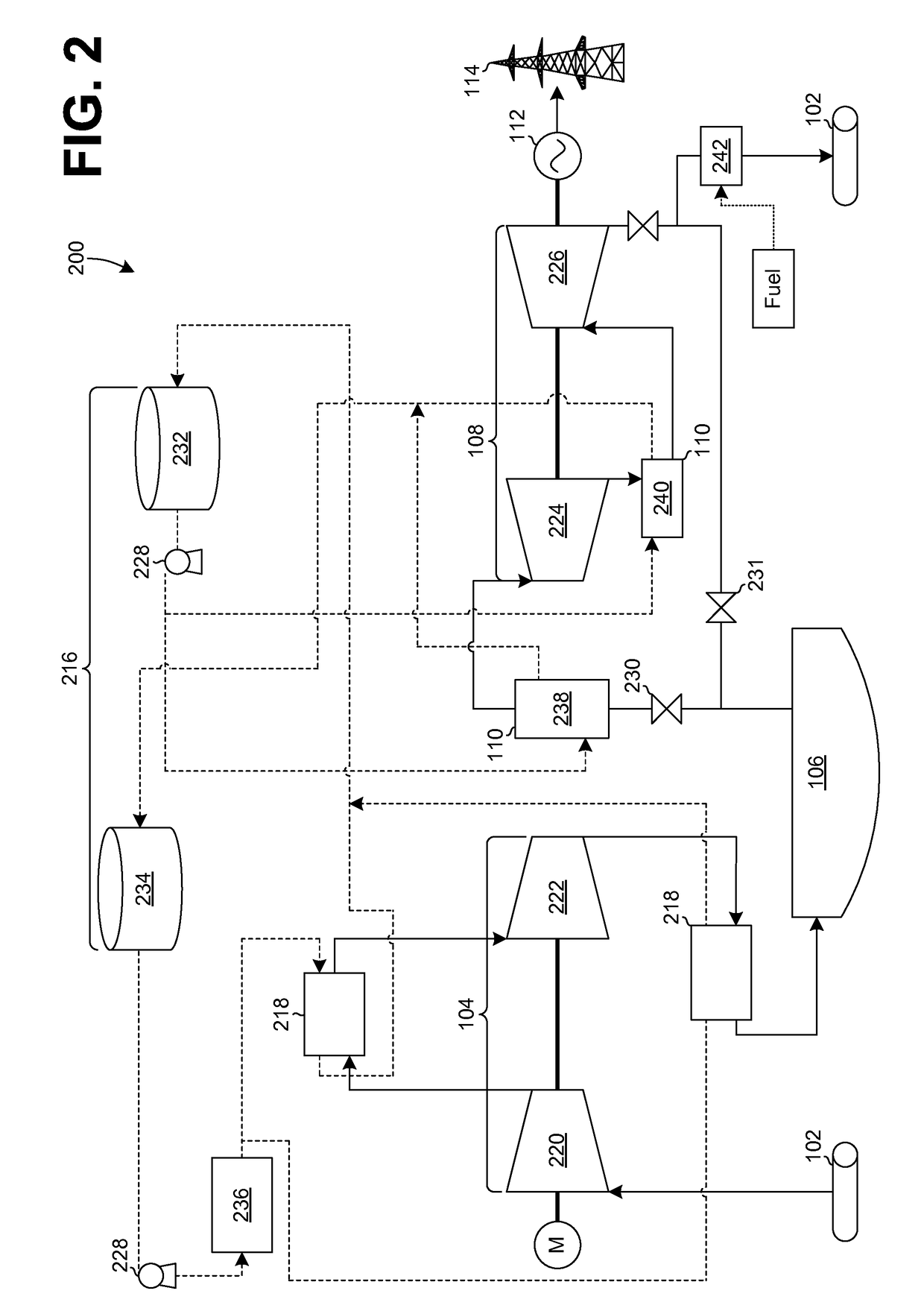 System for compressed gas energy storage