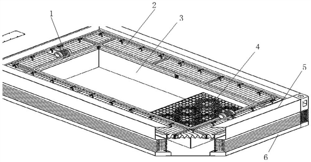 Air filtering station and filtering method