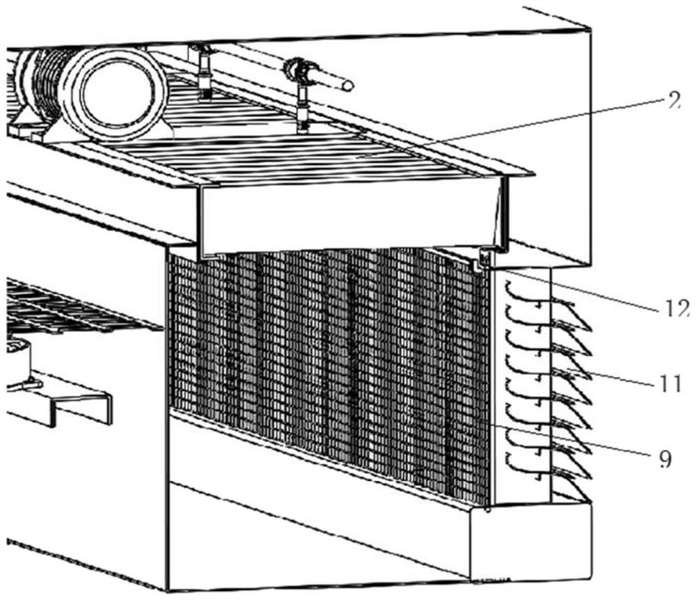 Air filtering station and filtering method