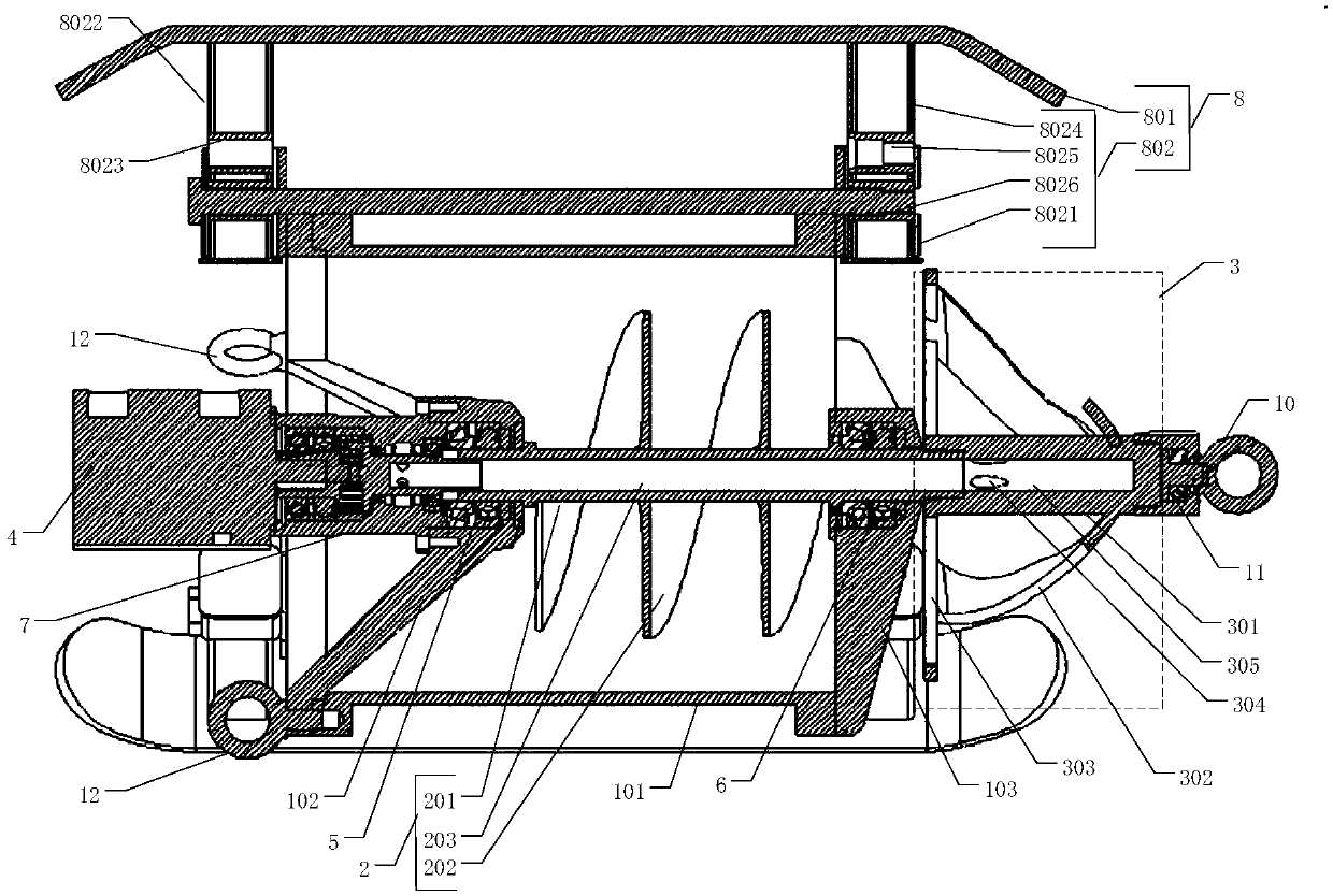 Cutter suction desilting device