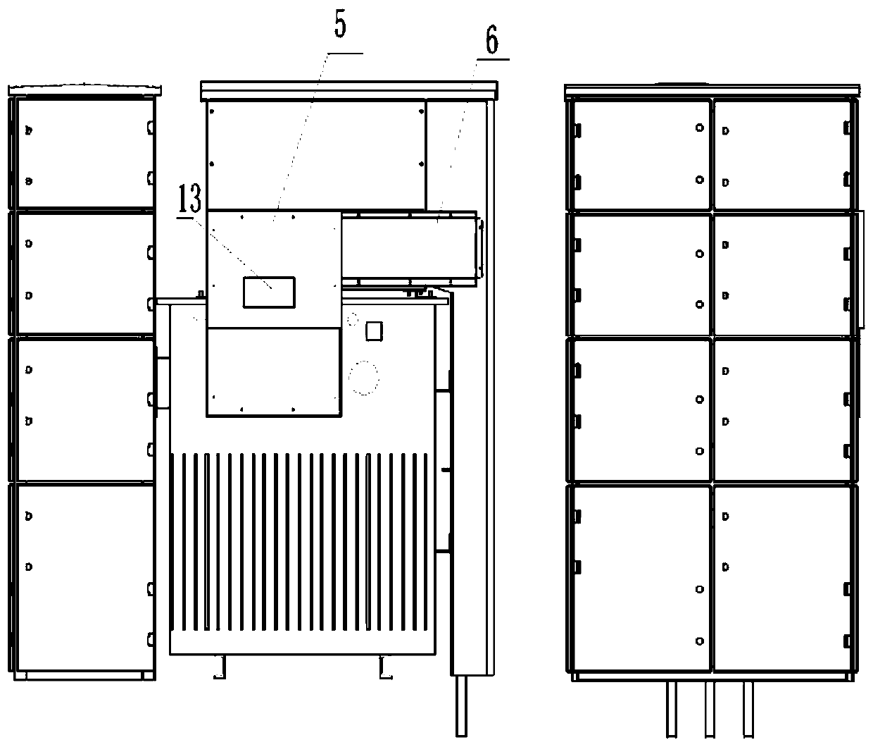 Intelligent compact integrated prepackage type transformer station