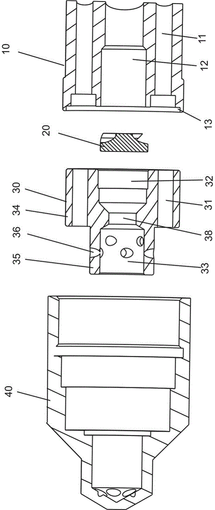 Two-fluid atomizing nozzle