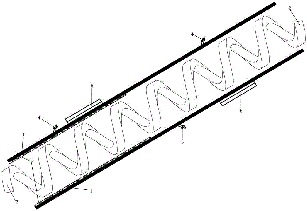 How to make a shaftless screw conveyor