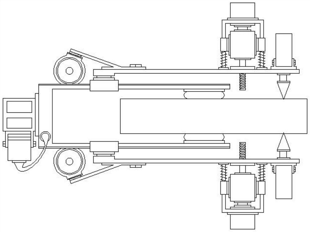 Rapid wall dividing device for building construction