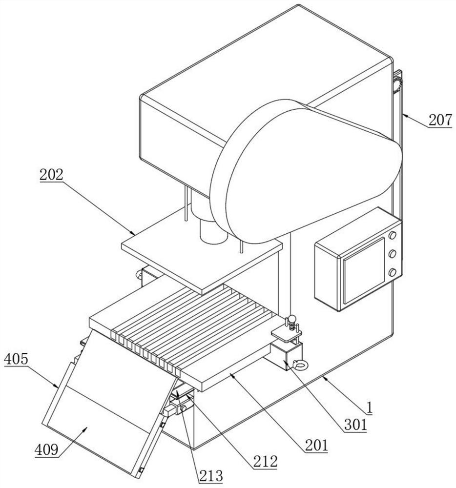 Convenient and safe punching machine for aluminum veneer production