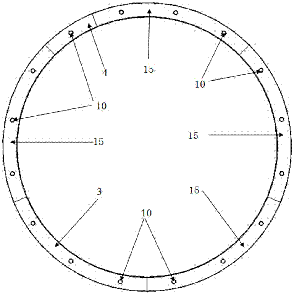 A shield tunnel segment longitudinal prestressed reinforcement structure and construction method